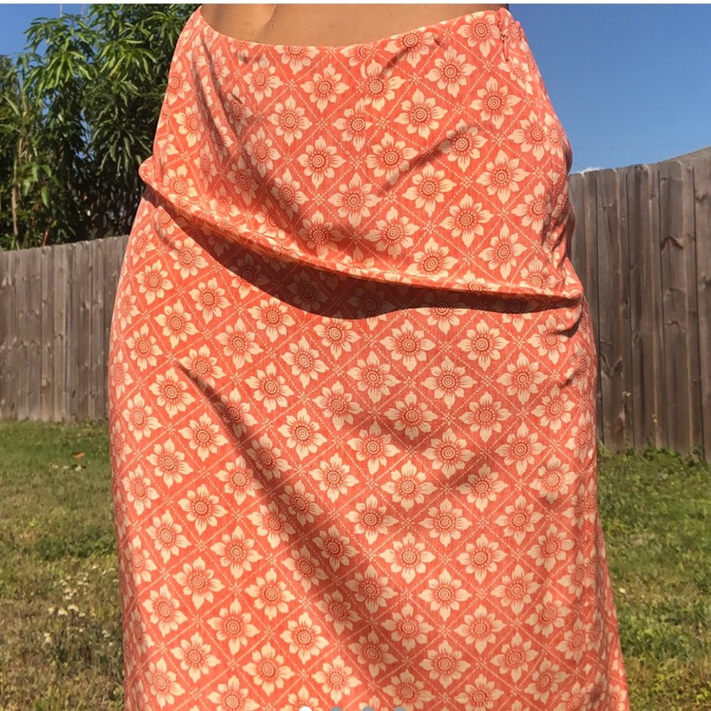 Ann Taylor Silk Floral Skirt